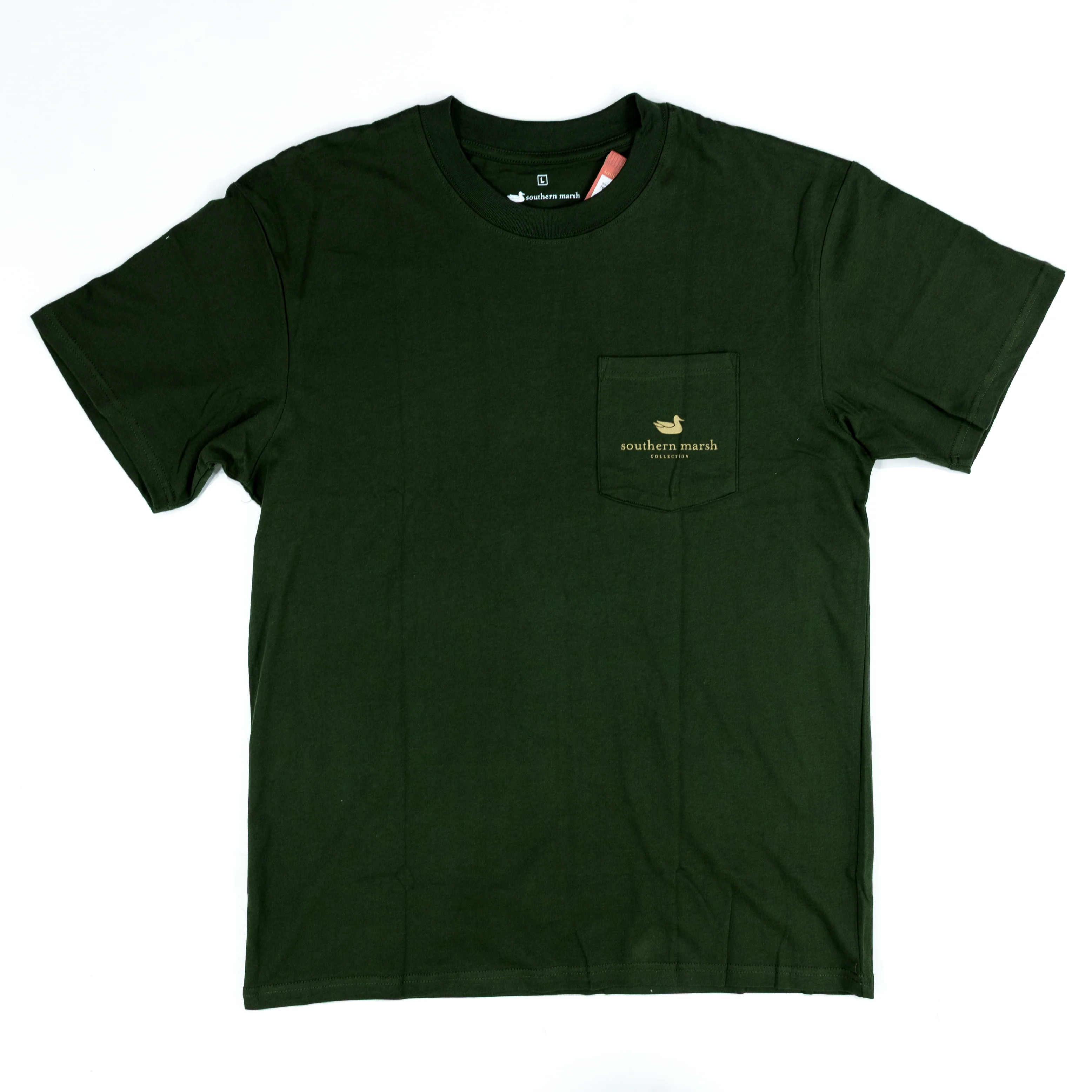 Men's Southern Marsh Eight Point Dark Olive Tee A8PT-DLV - Image 2