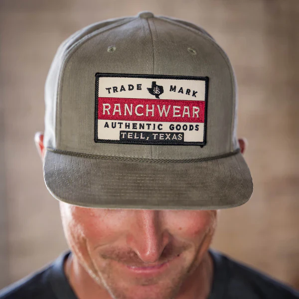 Men's STS Ranchwear Flat Bill Olive Cap STS25008 - Image 2