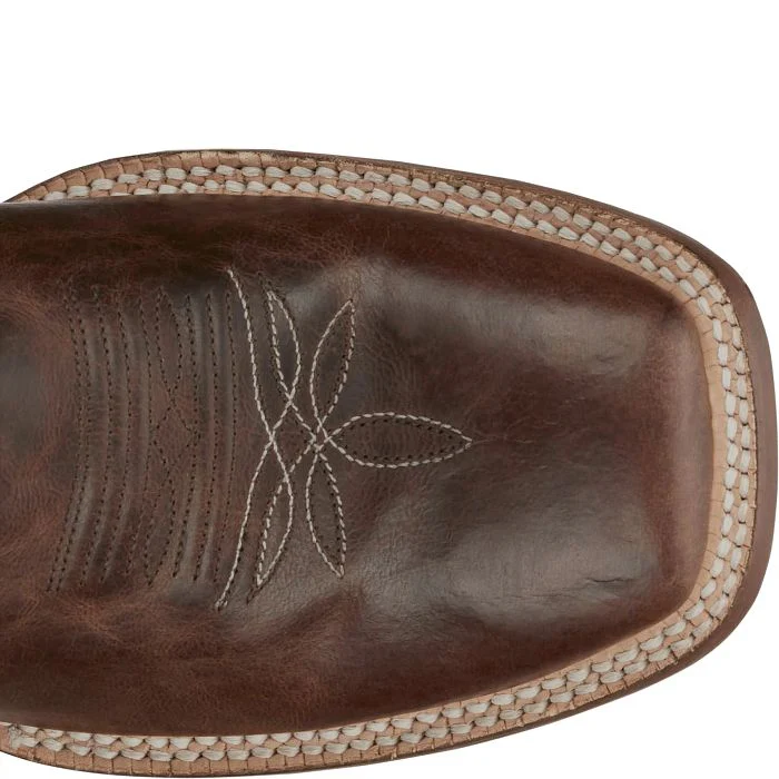 Men's Tony Lama Camarillo Brown Square Toe Boots TL3035 - Image 6