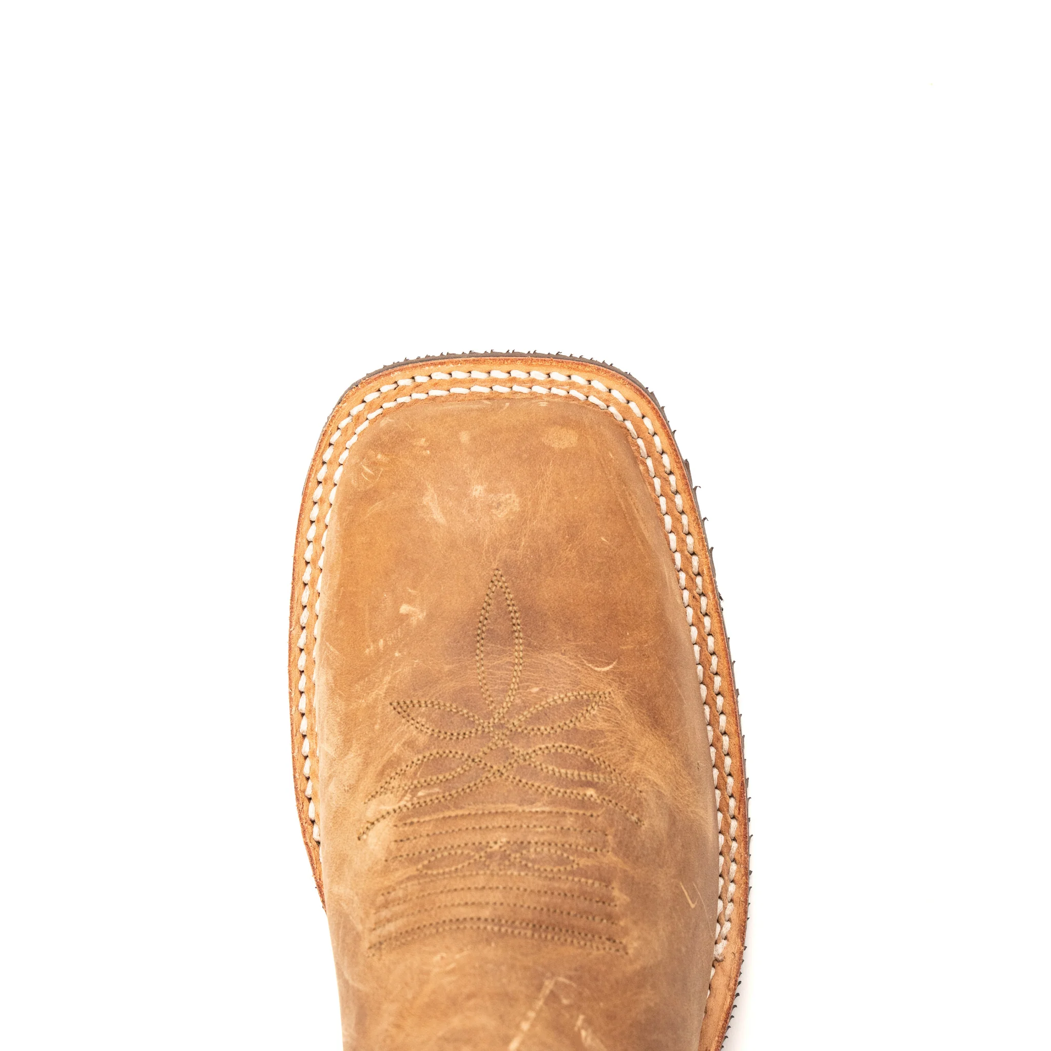 Men's Tony Lama Creedance Tan Square Toe Boots 7973 - Image 5