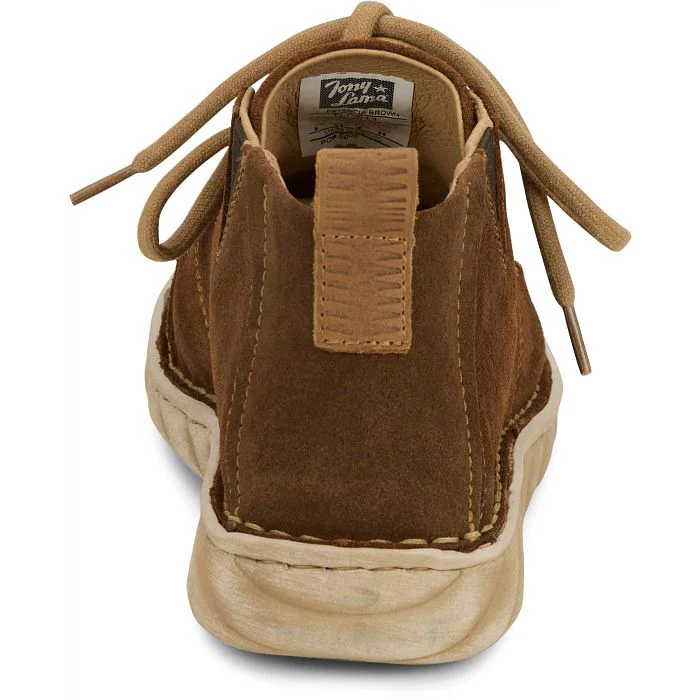 Men's Tony Lama Estancia Chocolate Brown  Lace-Up Casual Shoes TLC511 - Image 5