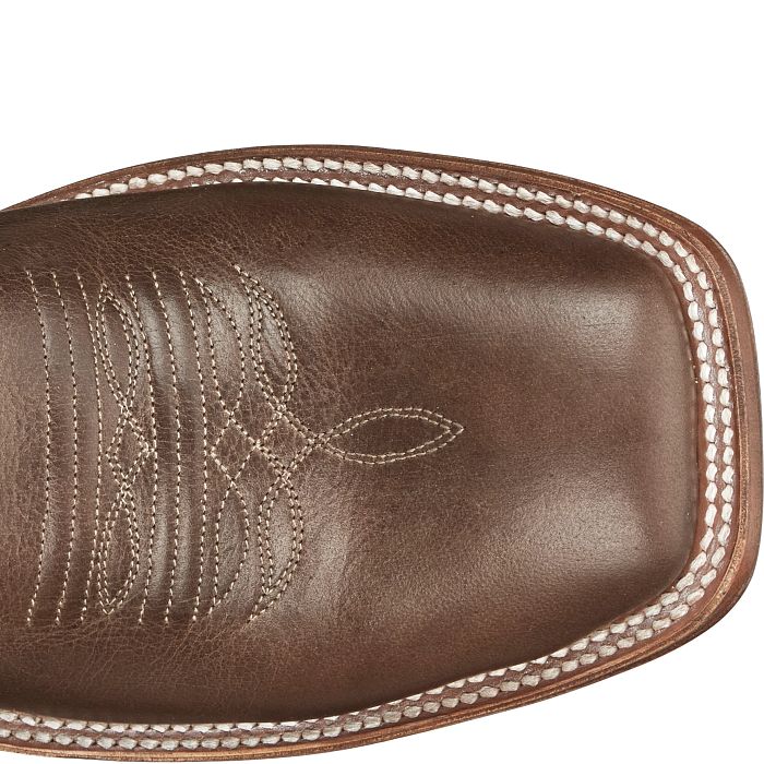 Men's Tony Lama JingleBob Dark Brown Square Toe Boots TL3021 - Image 6