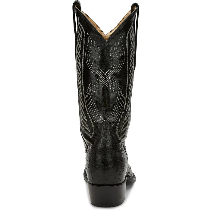 Men's Tony Lama Mccandles Black Round Toe Boots 8255 - Image 5