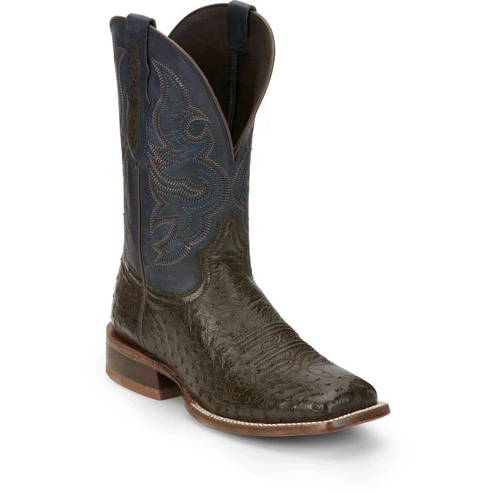 Men's Tony Lama Rancho Dark Brown Square Toe Boots TL5380