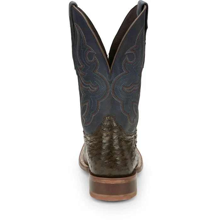 Men's Tony Lama Rancho Dark Brown Square Toe Boots TL5380 - Image 5