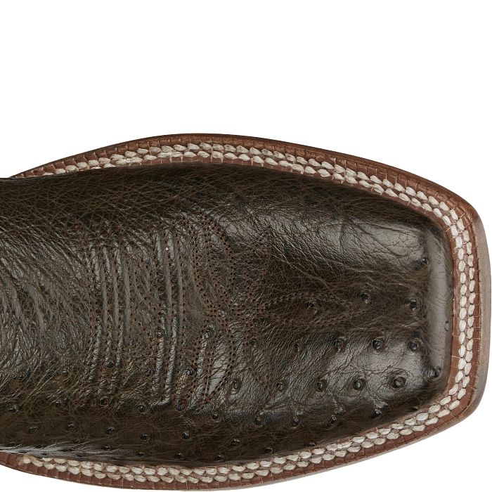 Men's Tony Lama Rancho Dark Brown Square Toe Boots TL5380 - Image 6