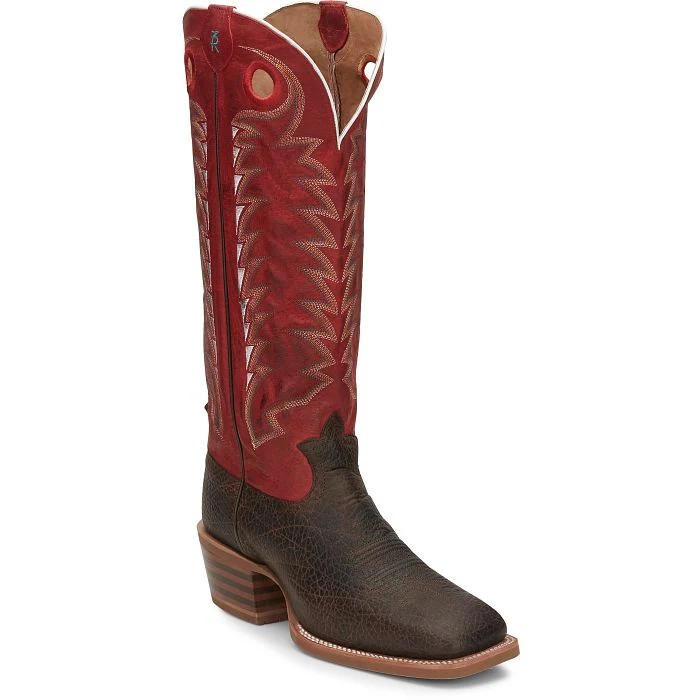 Men's Tony Lama Rosston Brown Square Toe Boots 3R1027