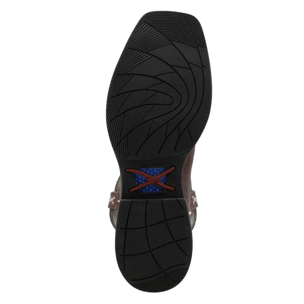 Men's Twisted X Brown Square Toe Boots MXW0004 - Image 3
