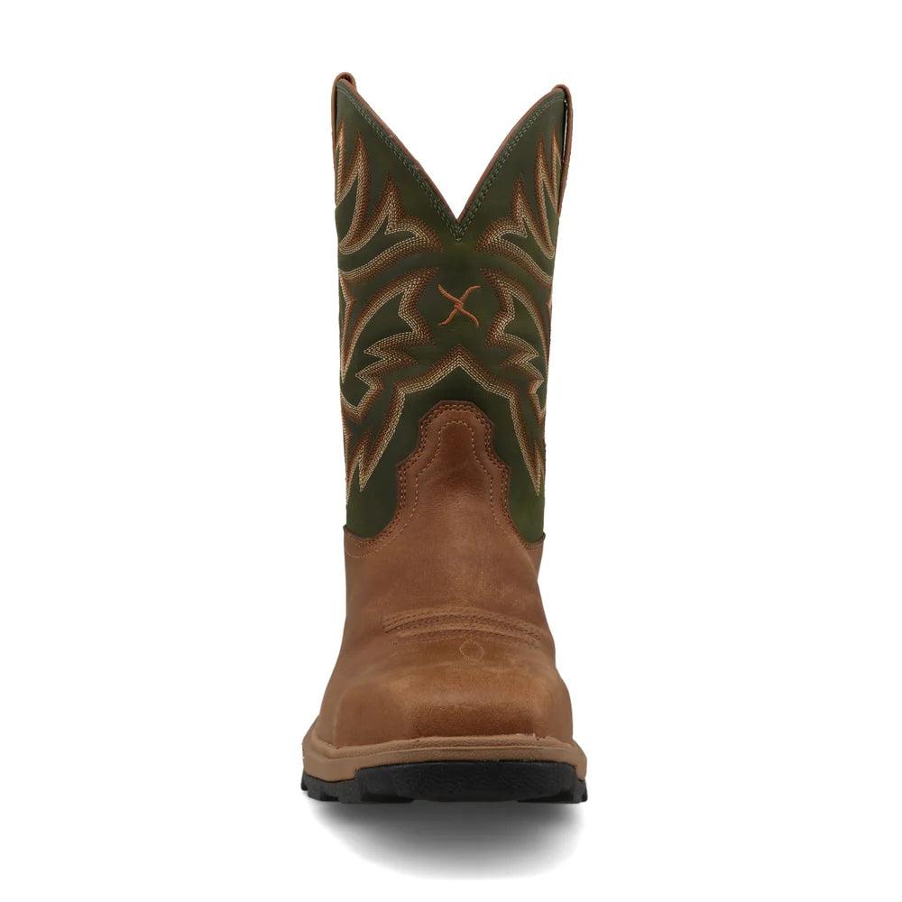 Men's Twisted X UltraLite X™ Brown Square Nano Toe Boots MULN001 - Image 2