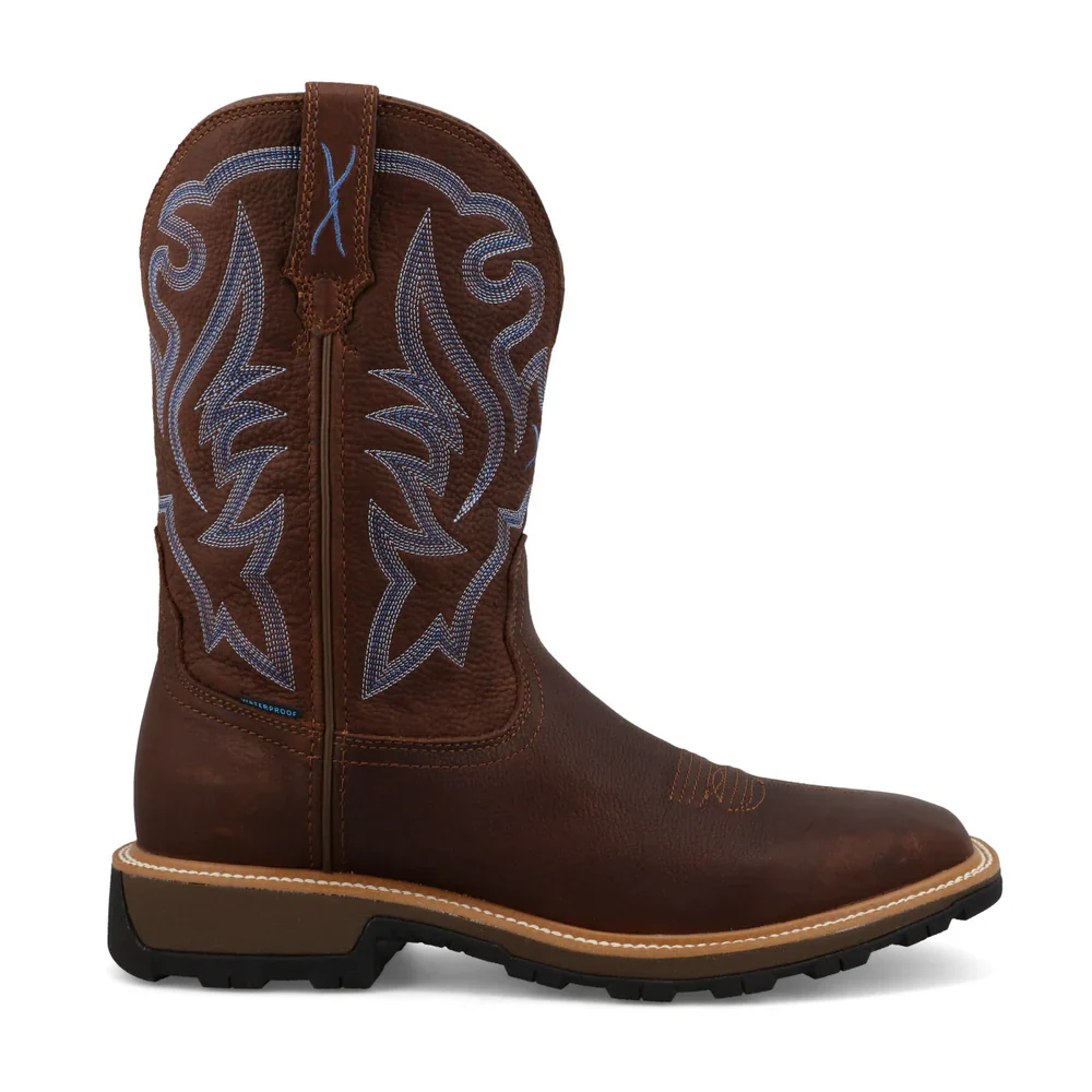 Men's Twisted X 11" Ultralite X Work Hickory Square Toe Boot MUW0001 - Image 4