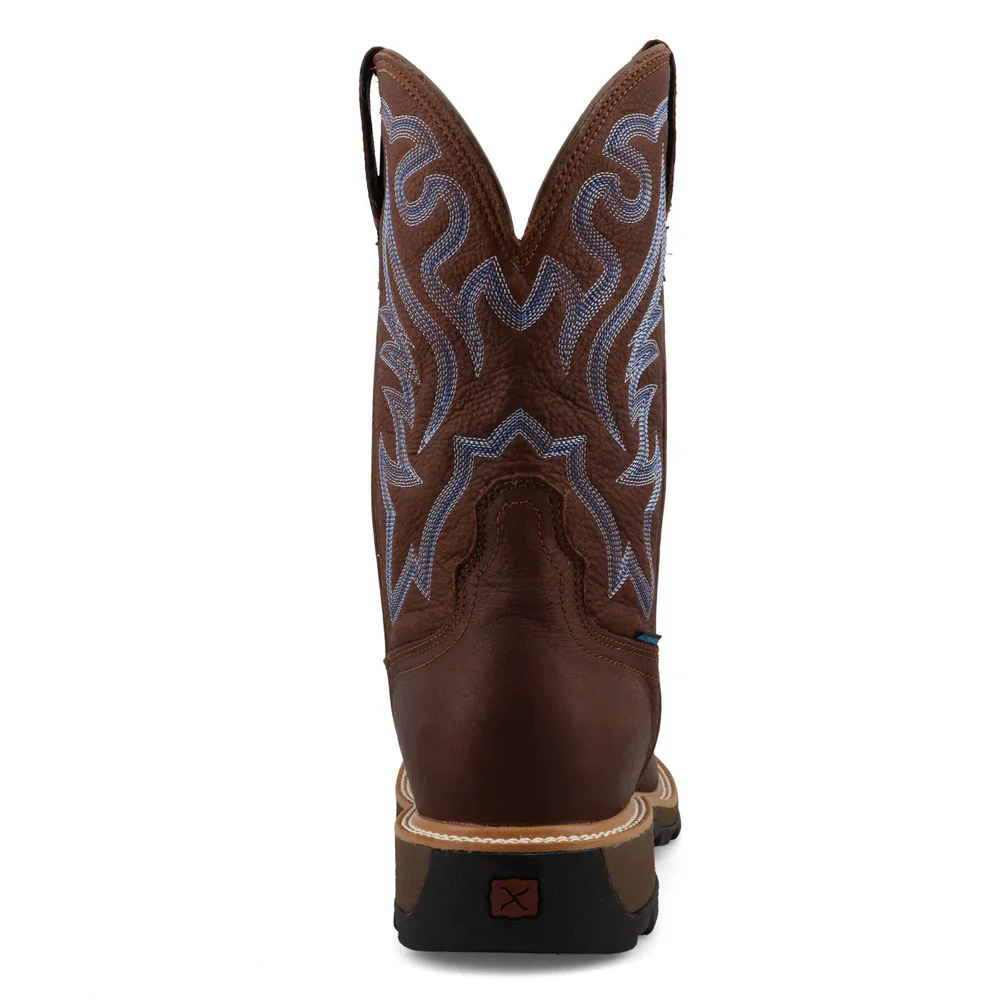Men's Twisted X 11" Ultralite X Work Hickory Square Toe Boot MUW0001 - Image 6