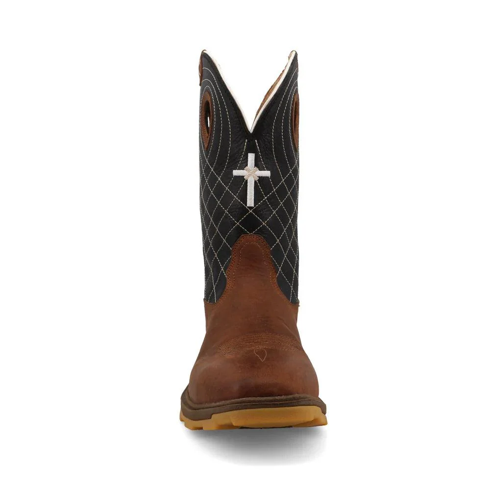 Men's Twisted X UltraLite X™ Brown Square Nano Toe Boots MULNW04 - Image 2