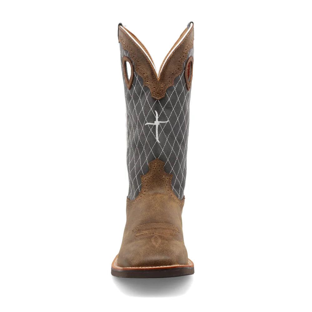 Twisted X Men's Tan Wide Square Toe Boots MRS0027 - Image 2