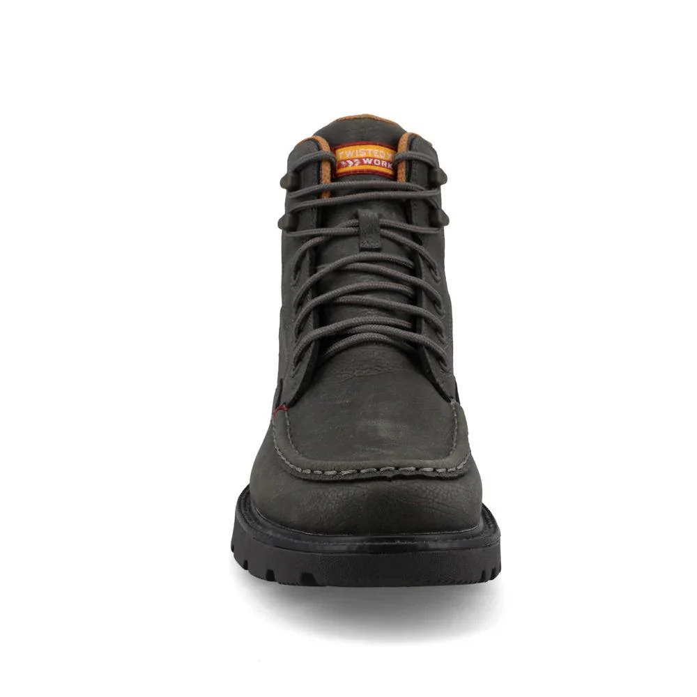 Men's Twisted X Steel Gray Waterproof Work Boots MXCW006 - Image 2