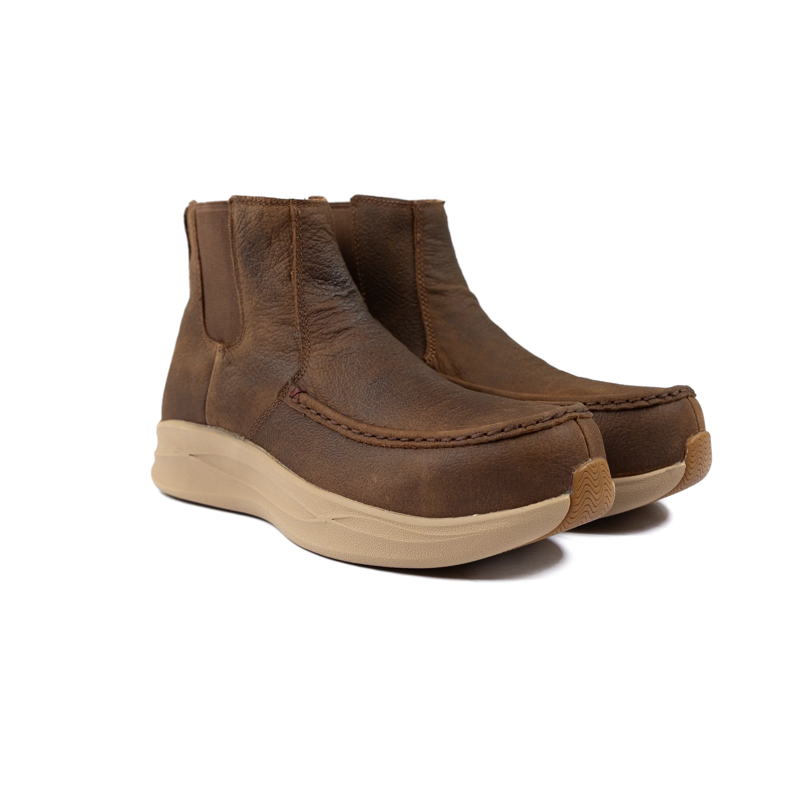 Men's Twisted X Brown Nano Toe Slip on Shoes MCAUN03 - Image 2