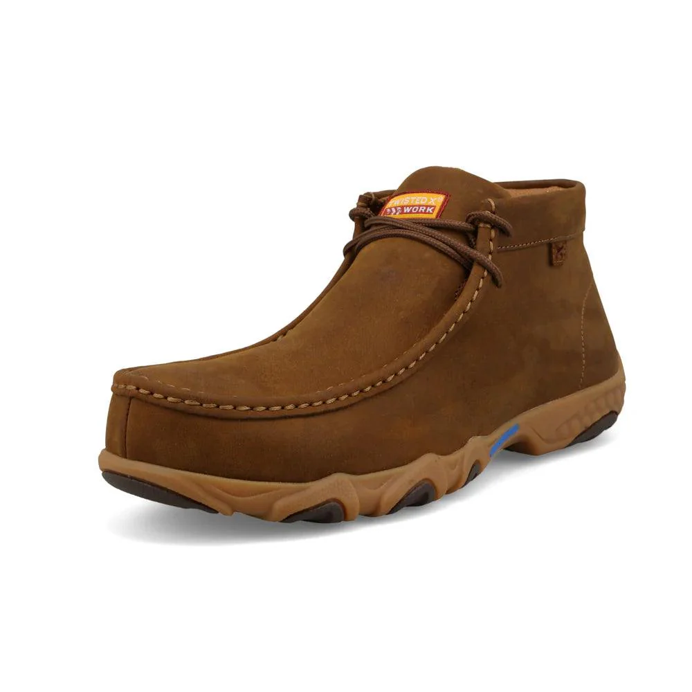 Men's Twisted X Brown Nano Toe Chukka Driving Mocs MDMXN01