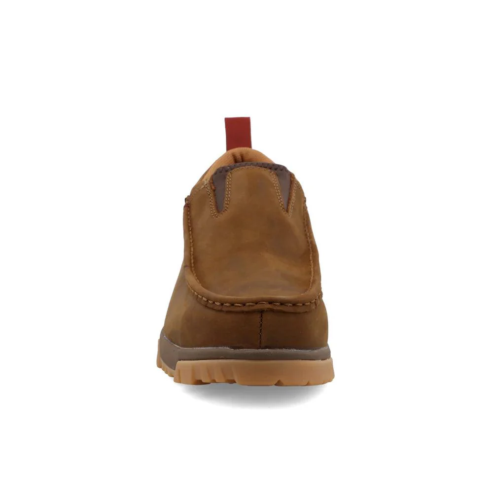 Men's Twisted X Brown Composite Toe Slip-On Driving Mocs MXCC003 - Image 2