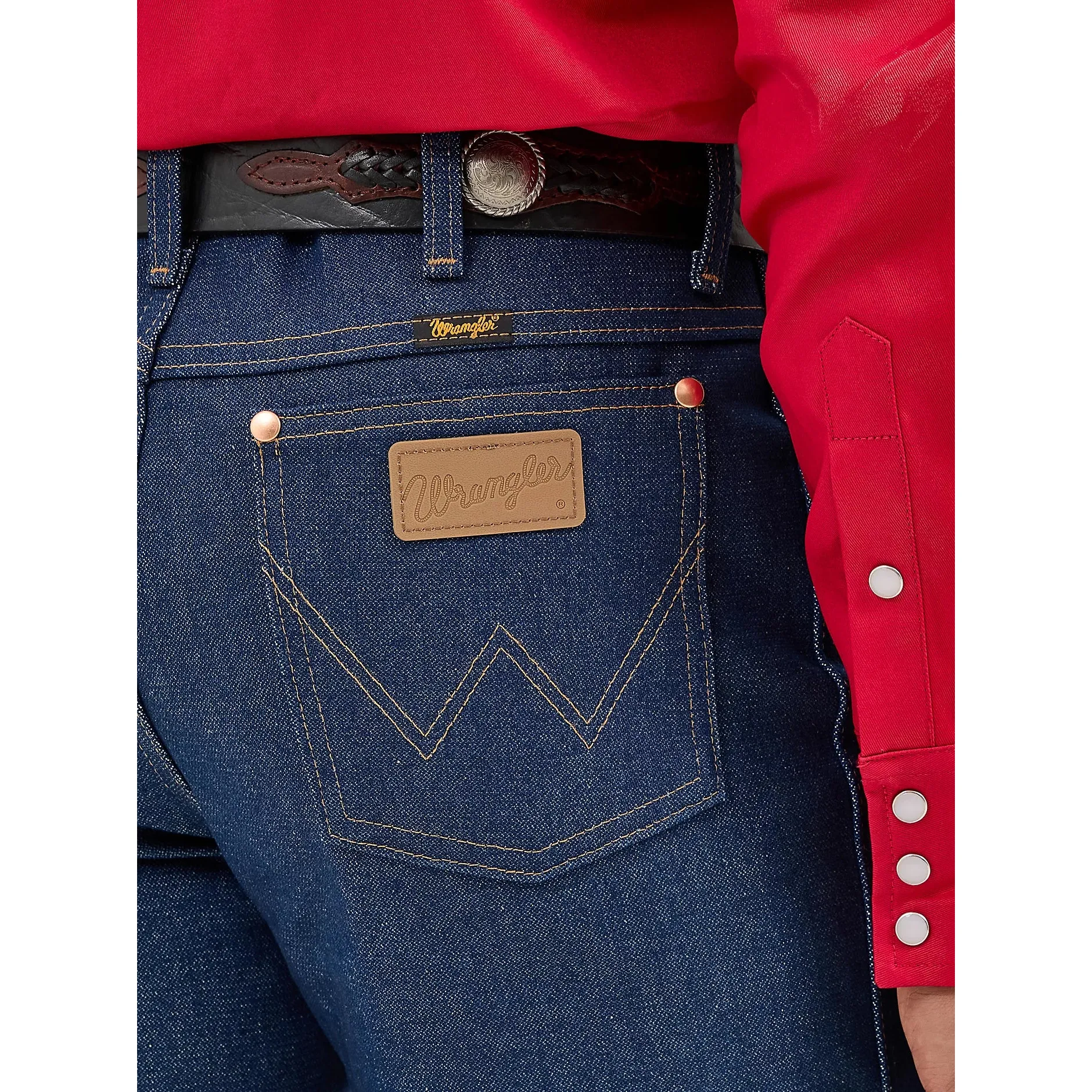 Men's Wrangler® Cowboy Cut® Rigid Slim Fit Jean 100936DEN - Image 5