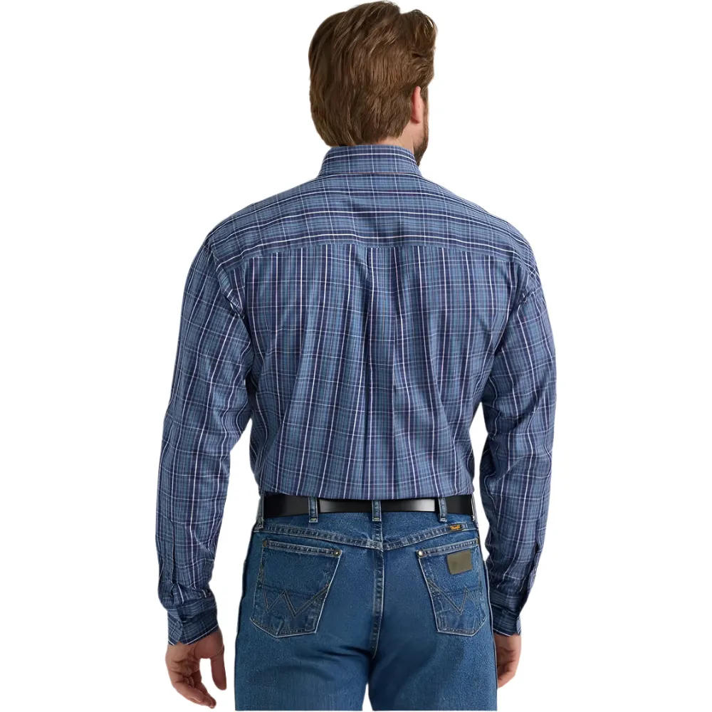 Men's Wrangler® George Strait One Pocket Long Sleeve Shirt 112352727 - Image 2