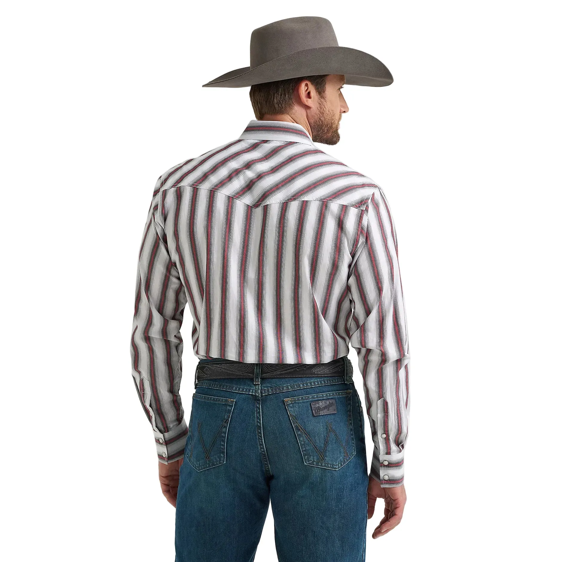 Men's Wrangler 20X Competition Advanced Comfort Long Sleeve Western Snap Shirt 112369494 - Image 3