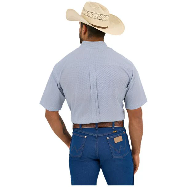 Men's Wrangler Classic Fit Blue Print 112365861 - Image 3