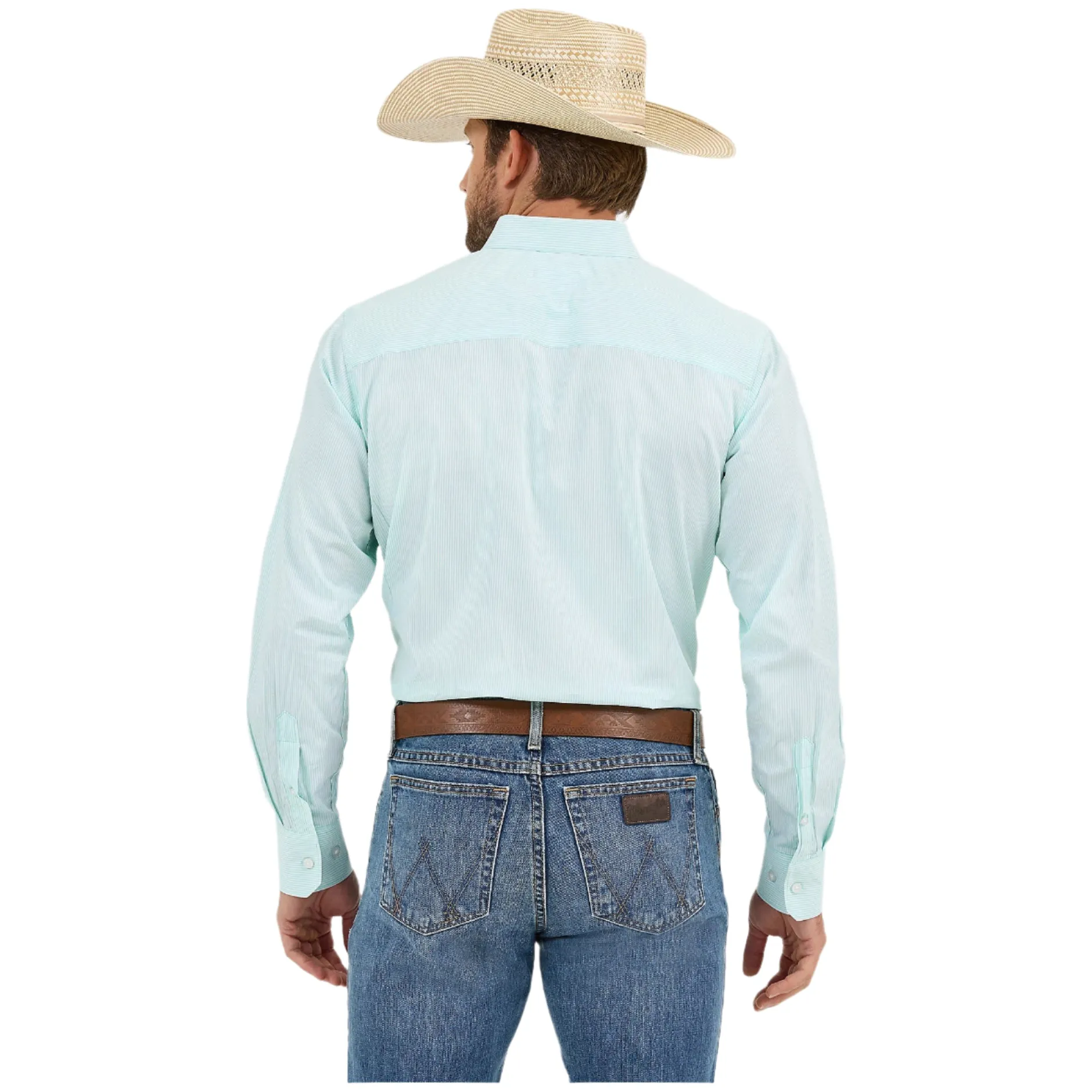 Men's Wrangler Cody Johnson One Pocket Button Down Shirt 112365606 - Image 2