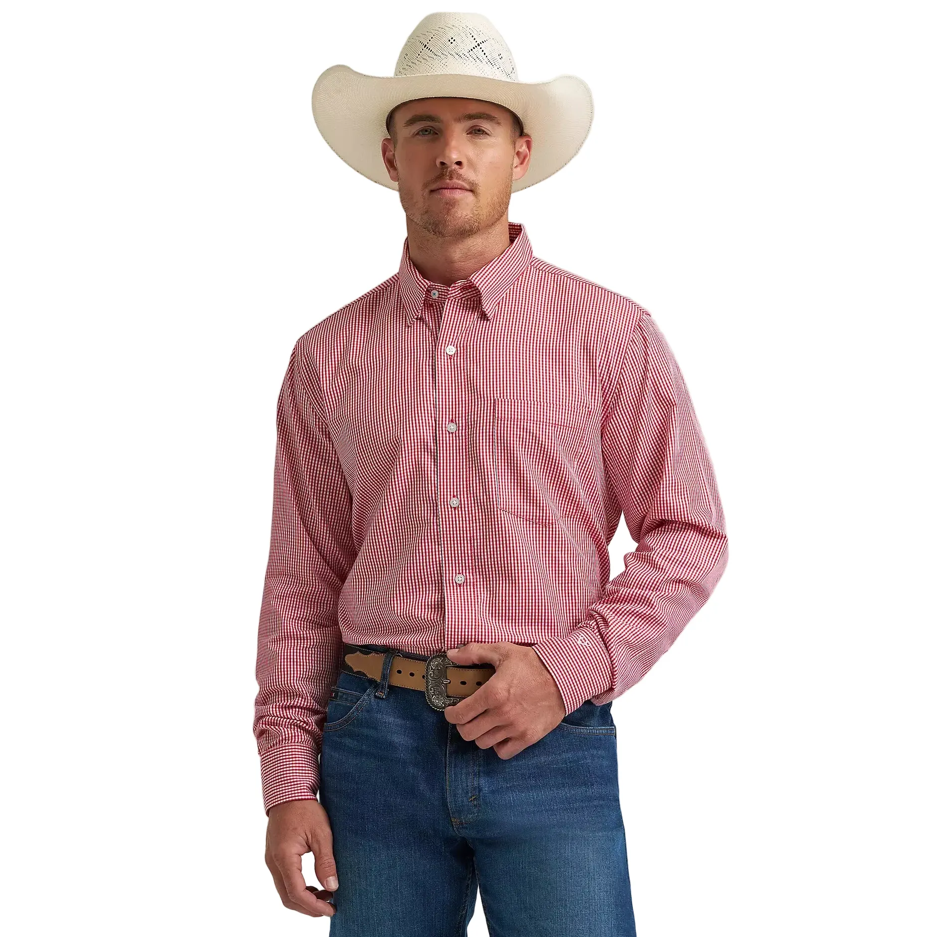 Men's Wrangler Cody Johnson One Pocket Button Down Shirt 112374463