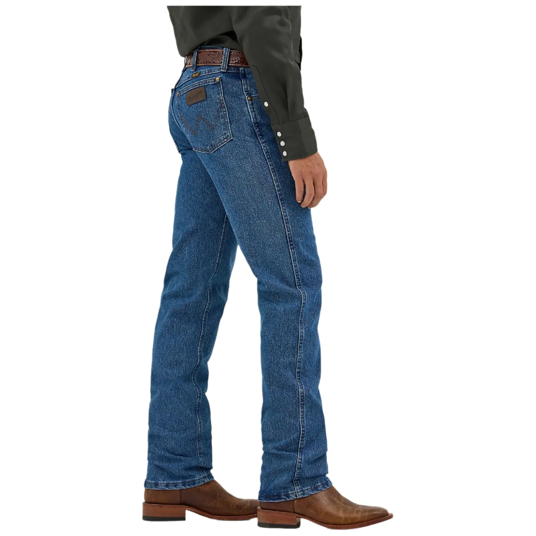 Men's Wrangler Premium Performance Advanced Comfort Cowboy Cut® Regular Fit Jean 1047MACMT - Image 2