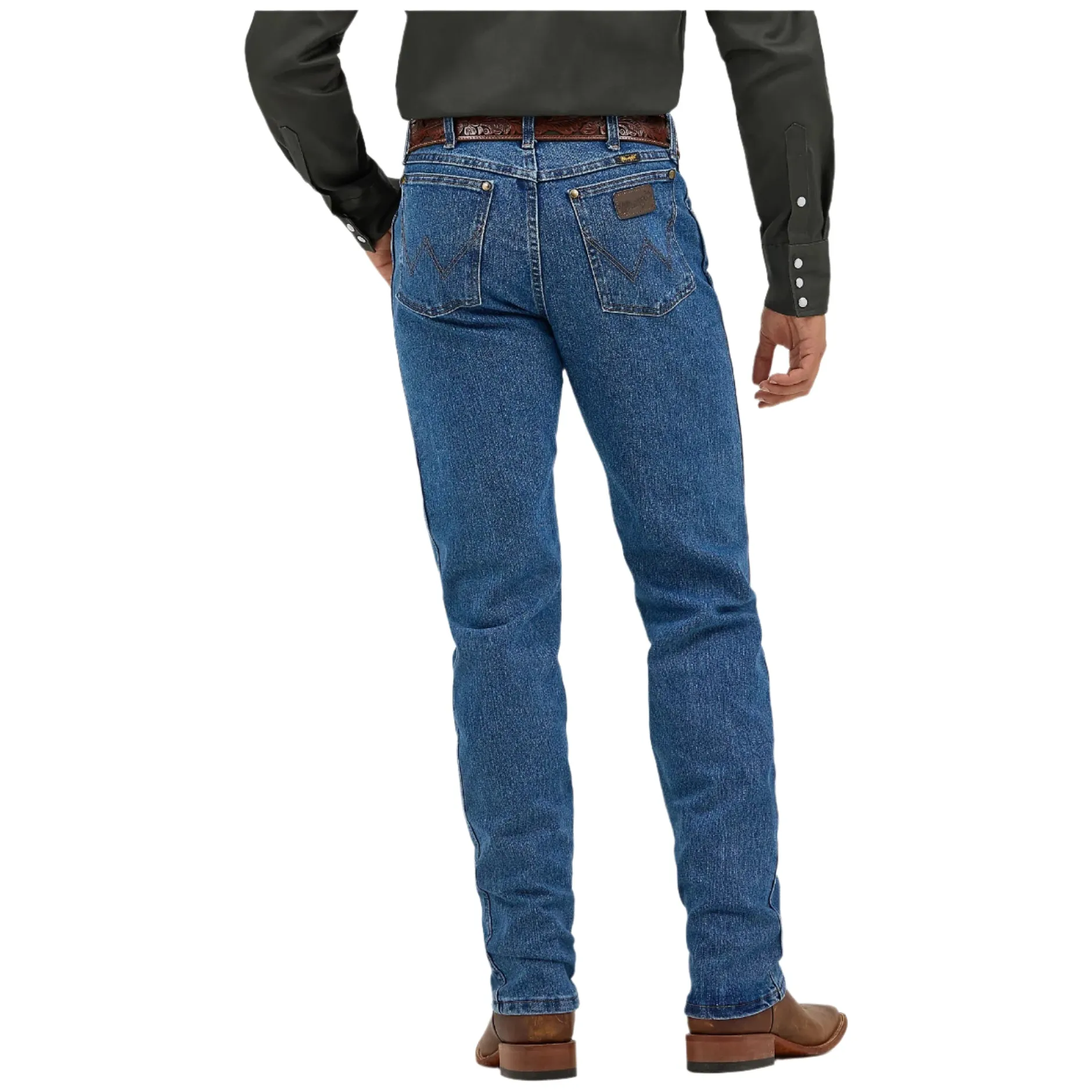 Men's Wrangler Premium Performance Advanced Comfort Cowboy Cut® Regular Fit Jean 1047MACMT - Image 3