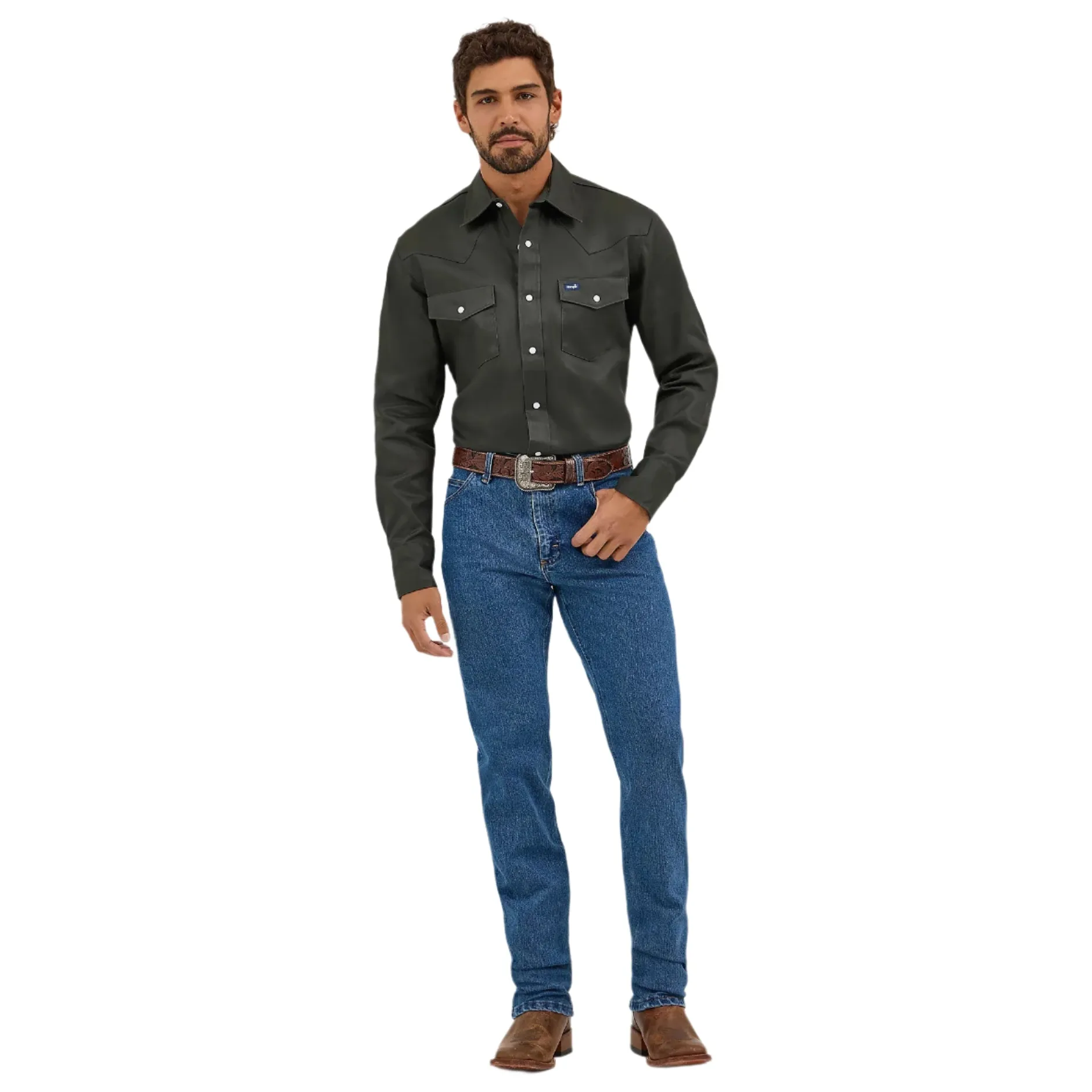 Men's Wrangler Premium Performance Advanced Comfort Cowboy Cut® Regular Fit Jean 1047MACMT - Image 4