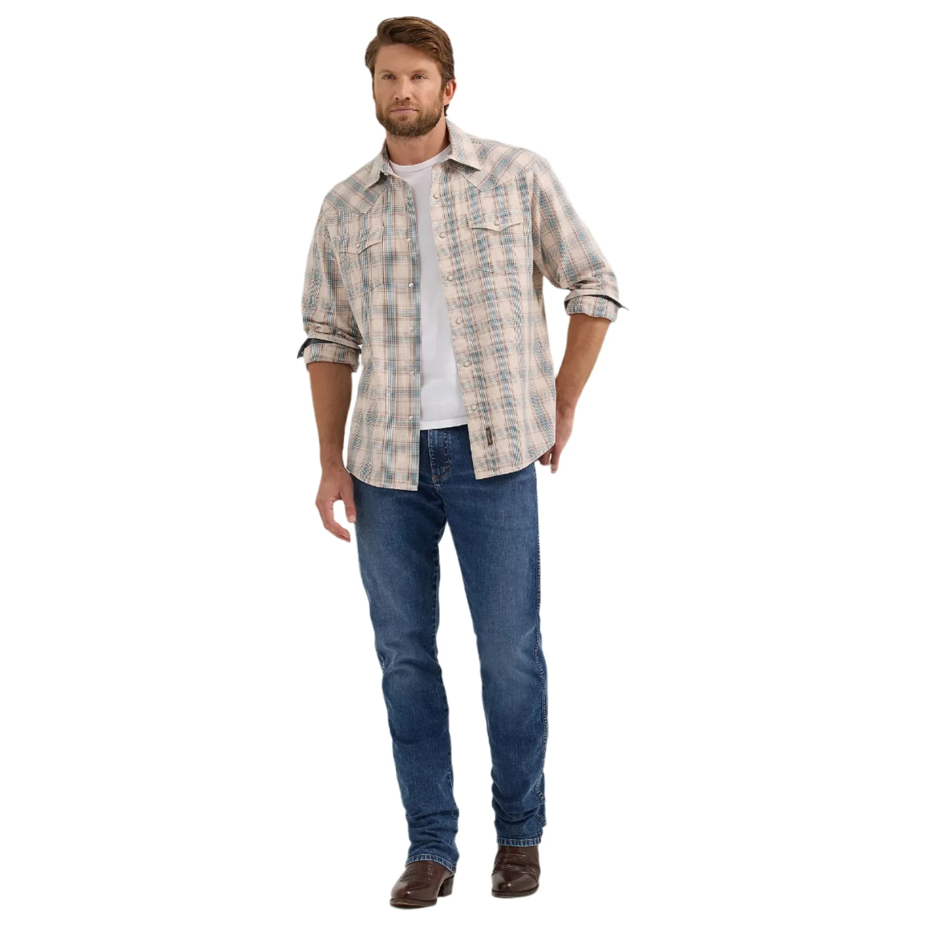 Men's Wrangler Retro® Slim Fit Straight Leg Jean 112365303 - Image 6