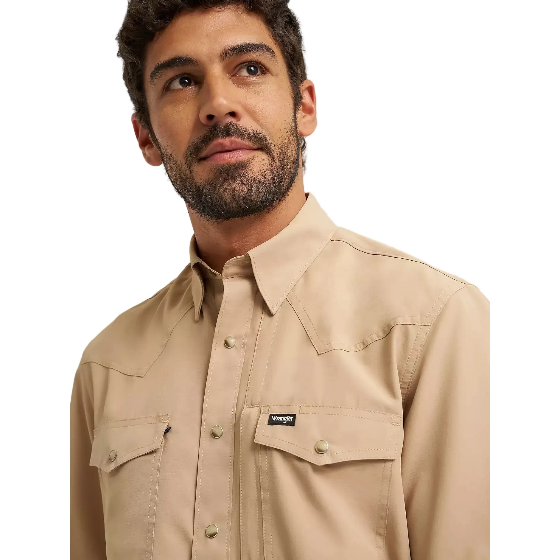 Men's Wrangler Travertine Performance Short Sleeve Shirt 112375133 - Image 3