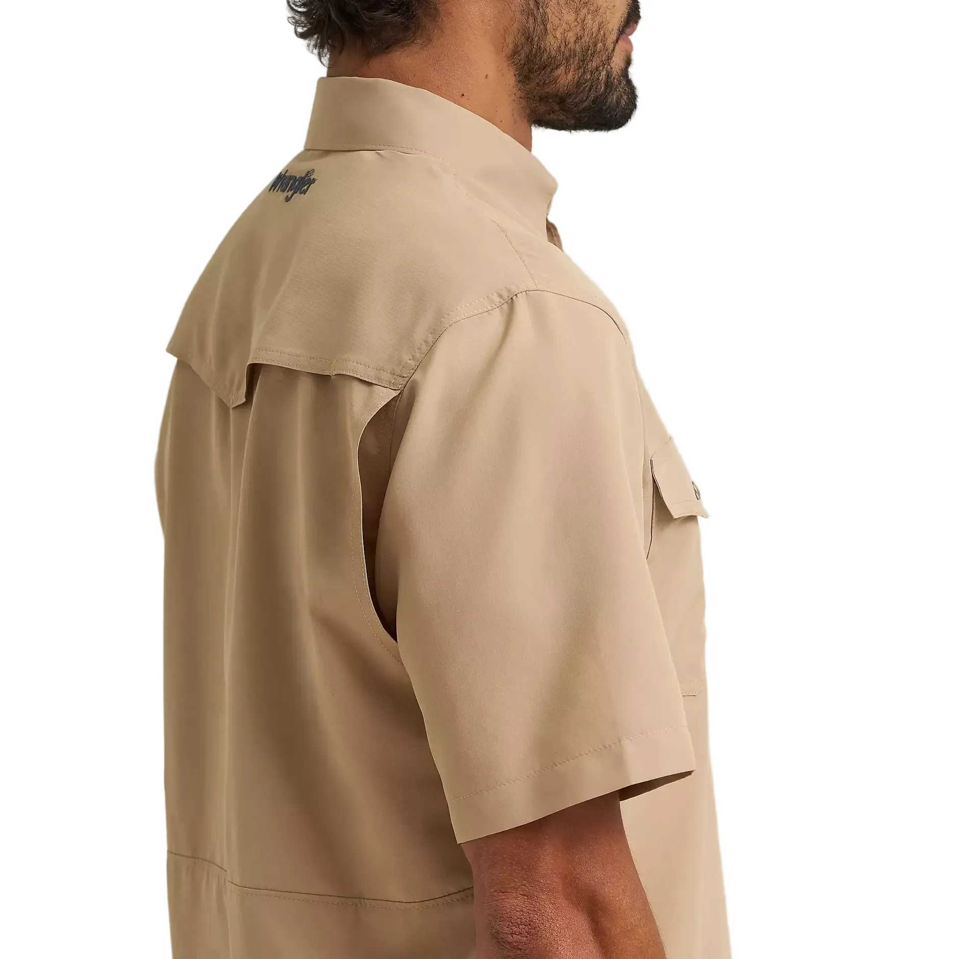 Men's Wrangler Travertine Performance Short Sleeve Shirt 112375133 - Image 6