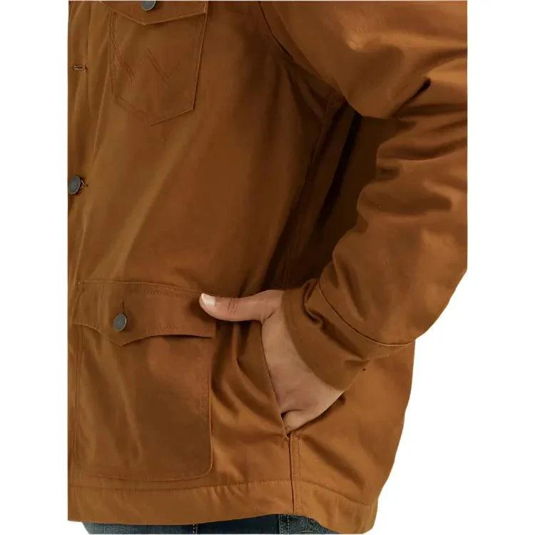 Men's Wrangler Western Lined Barn Coat 112352842 - Image 3