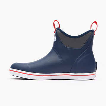 Men's XTRATUF Navy Red 6 Inch Ankle Deck Boot 22733 - Image 4