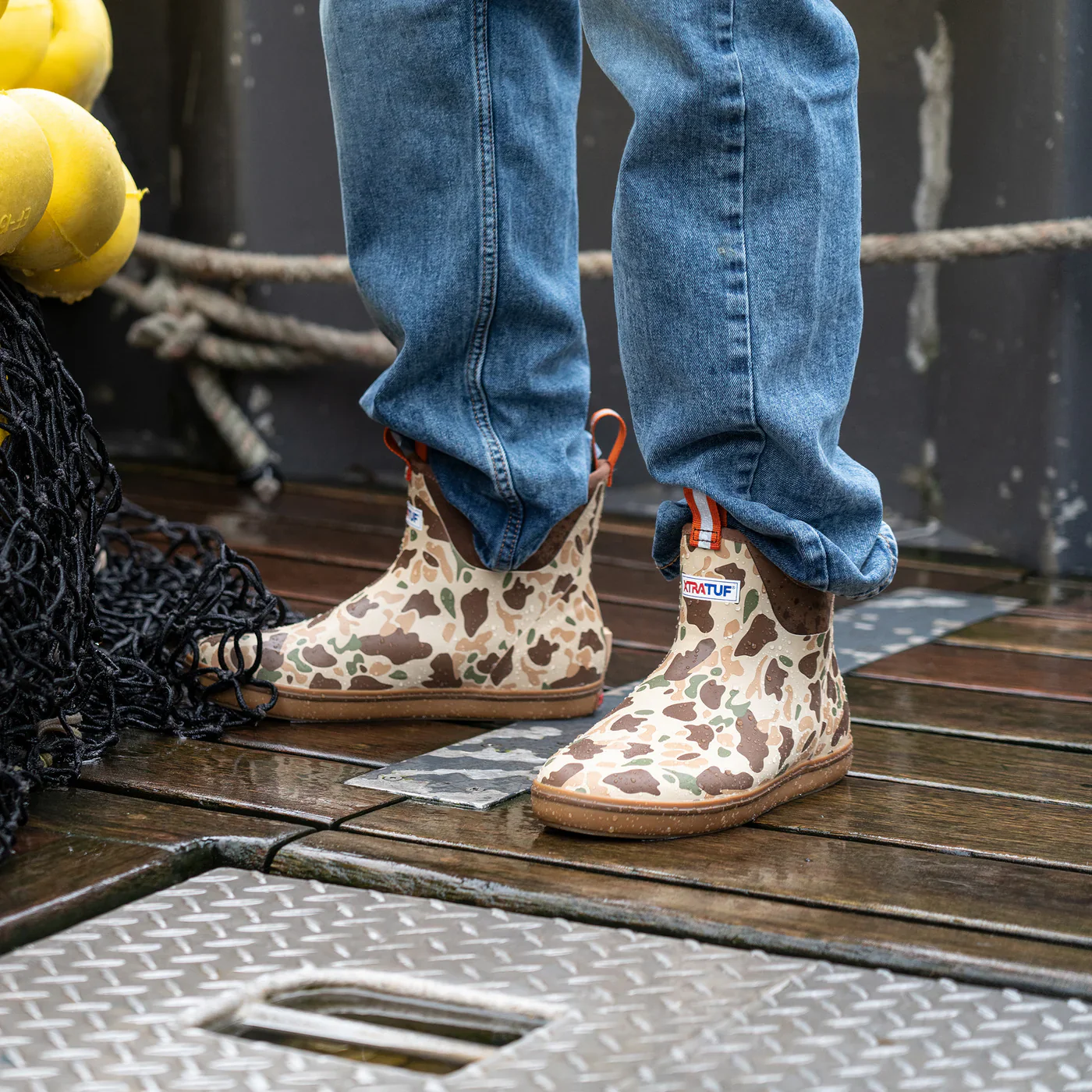 Men's XTRATUF Duck Camo Ankle Deck Boot XMABDCAM - Image 7