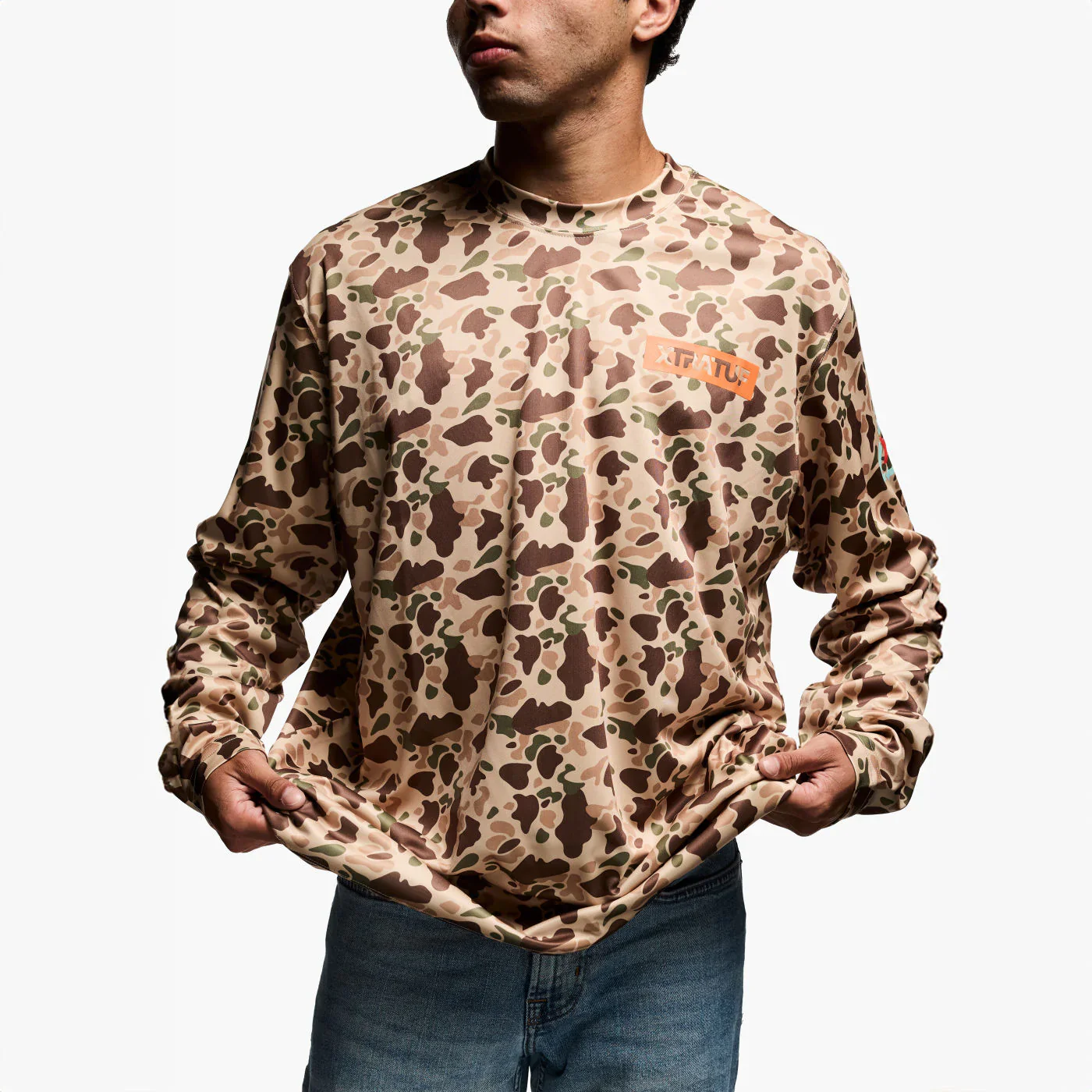 Men's XTRATUF Long Sleeve Camo Shirt XALSDCAM