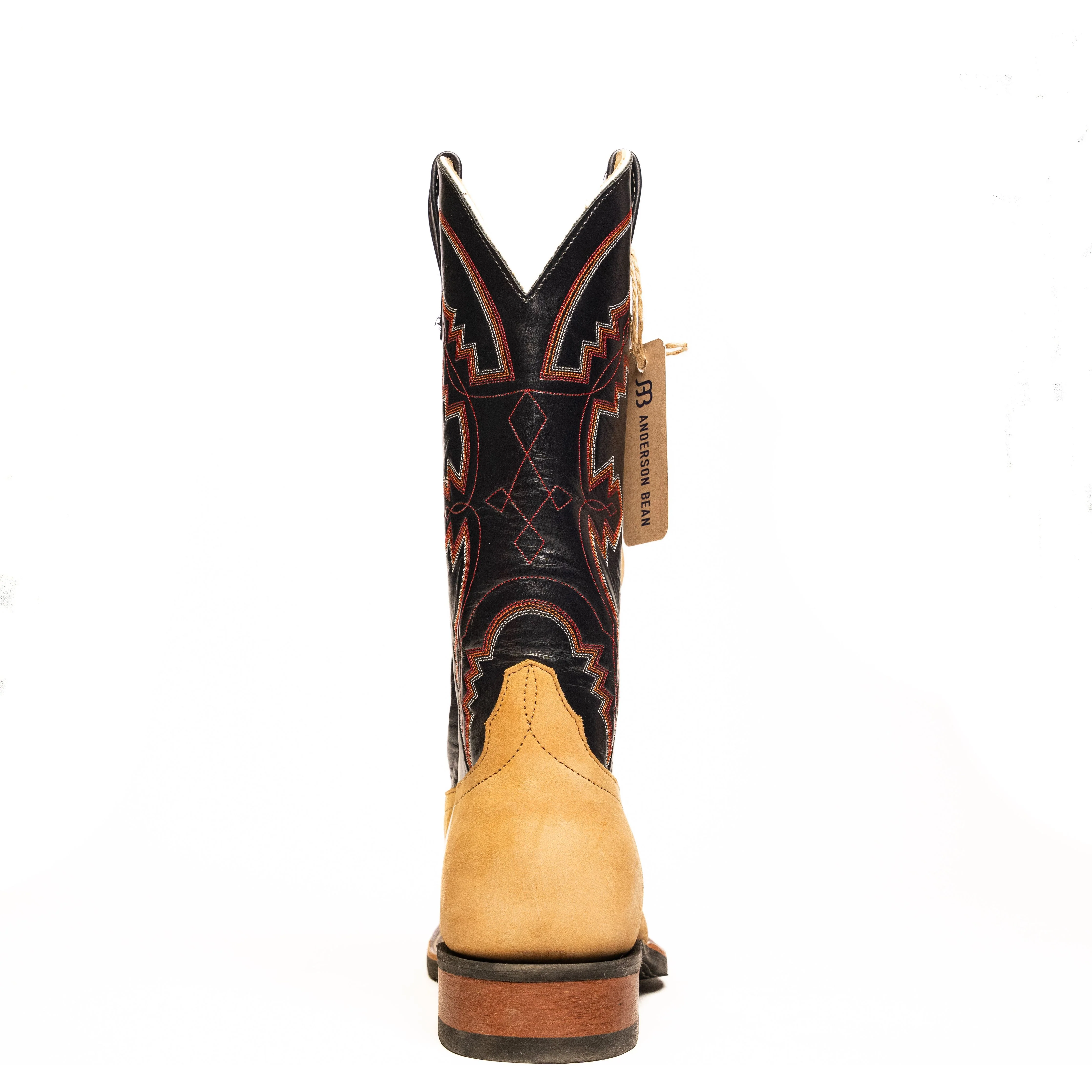 Anderson Bean Mesquite Rust Crazy Horse Square Toe Boots - Image 4