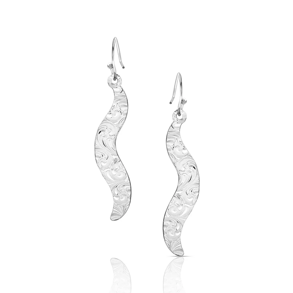 Montana Silversmiths Carry Me West Earrings ER6509 - Image 2