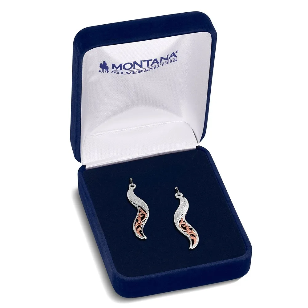 Montana Silversmiths Carry Me West Earrings ER6509 - Image 3