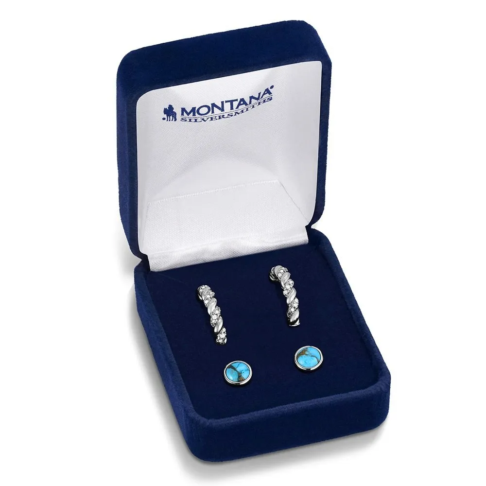 Montana Silversmiths Dawn and Dusk Earrings Set ER6542 - Image 3