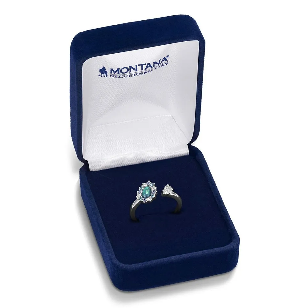 Montana Silversmiths Northern Glow Opal Ring RG6537 - Image 3