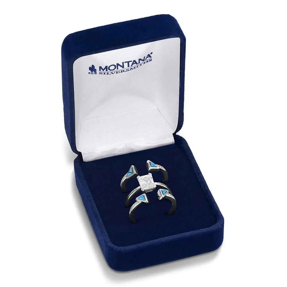 Montana Silversmiths Skyline Stack Ring Set RG6549 - Image 3
