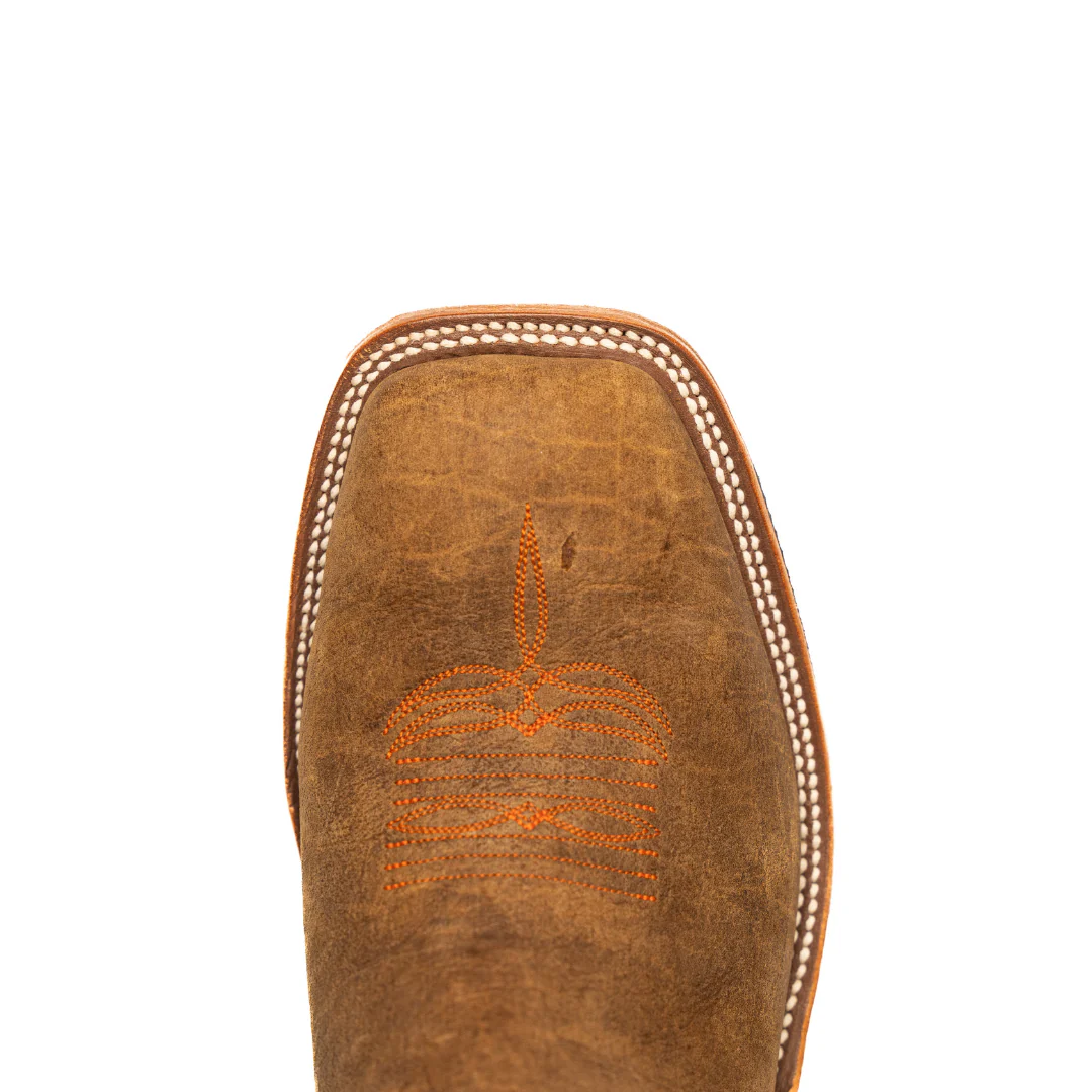 Anderson Bean Natural Brahma Bison Square Toe Boots - Image 5