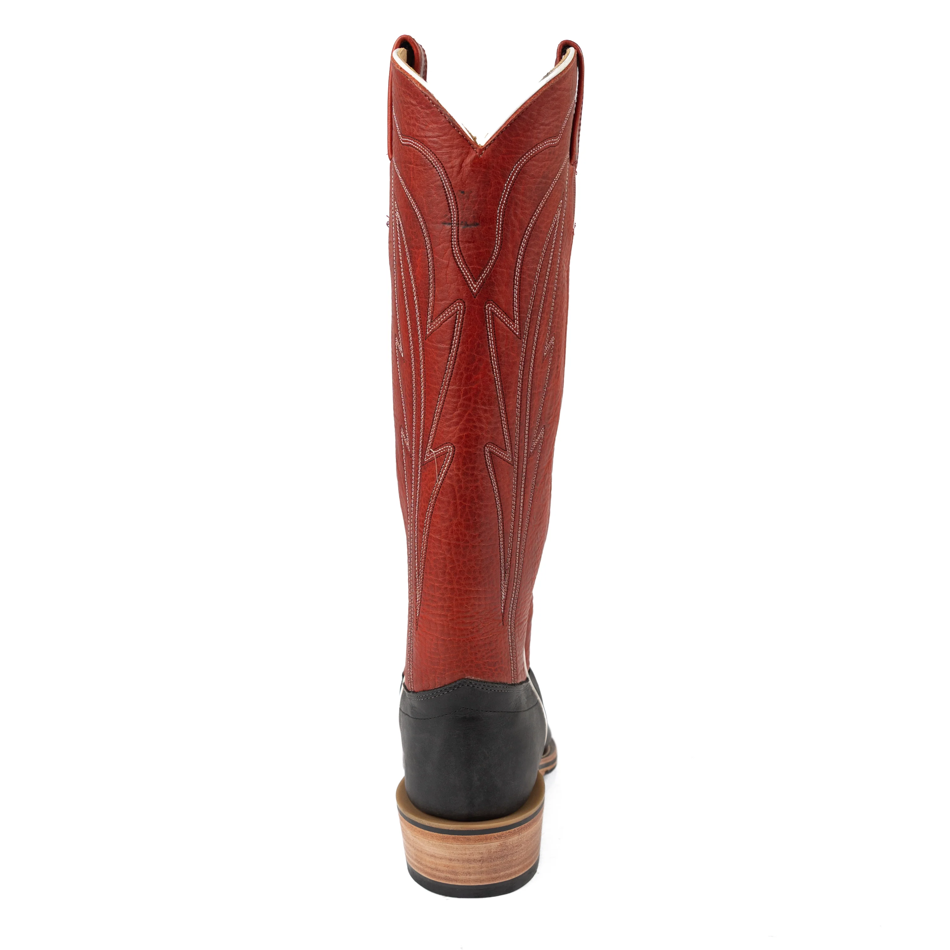 Olathe Black Wyoming Narrow Square Toe Boots - Image 4