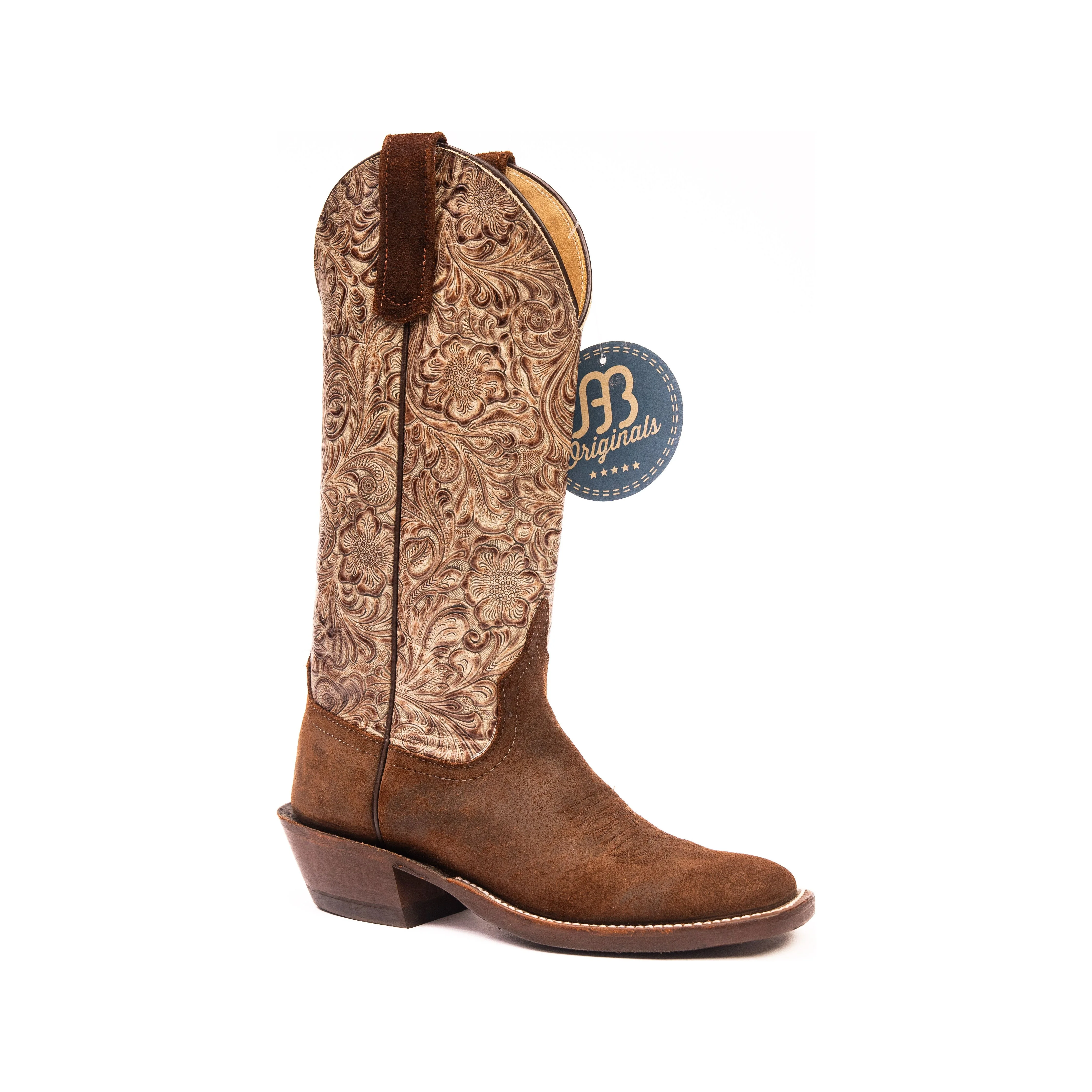 Anderson Bean Raiz Waxy Kudu Square Toe Boots