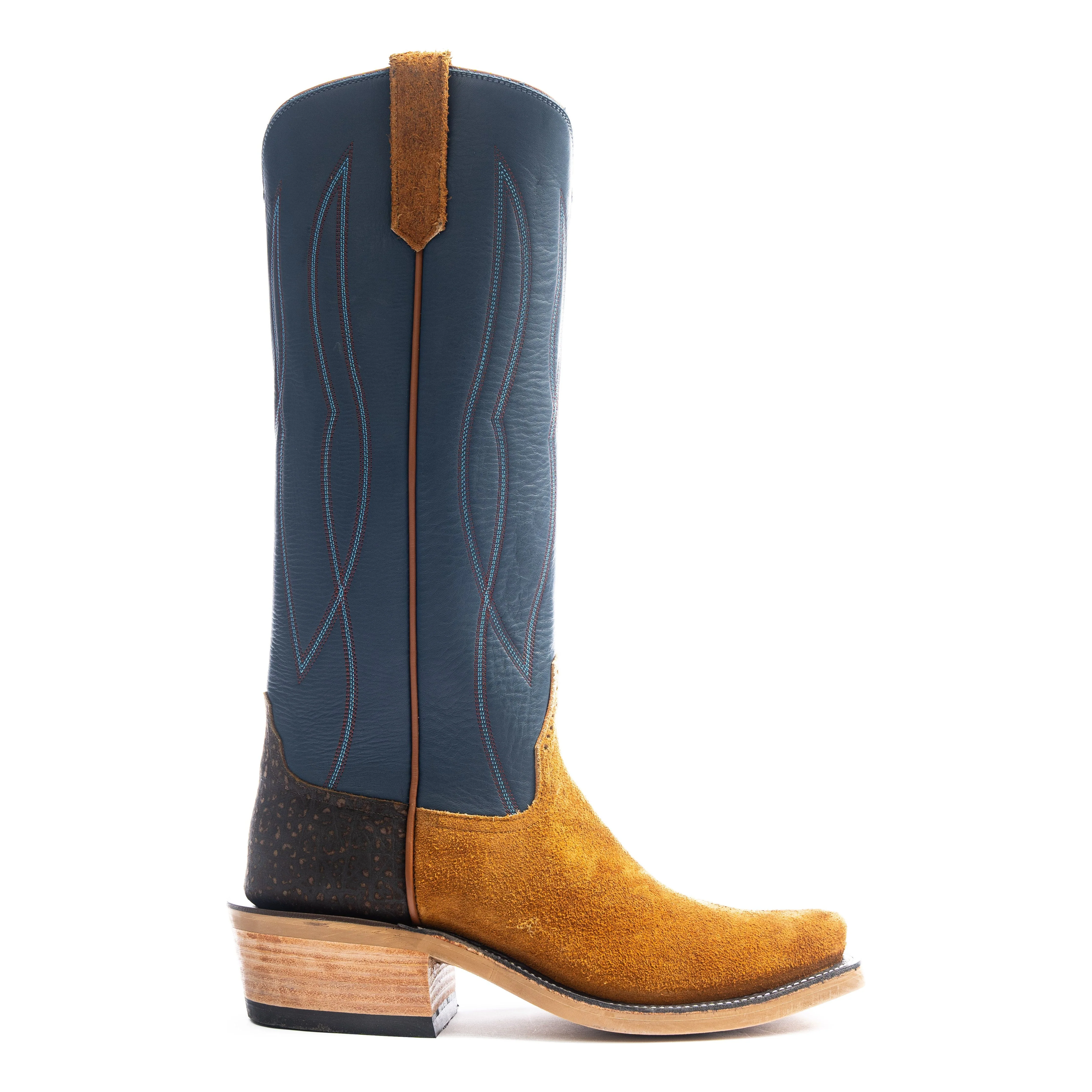 Rios of Mercedes Rust Crazyhorse Reverse Cutter Toe Boots R9030 - Image 3