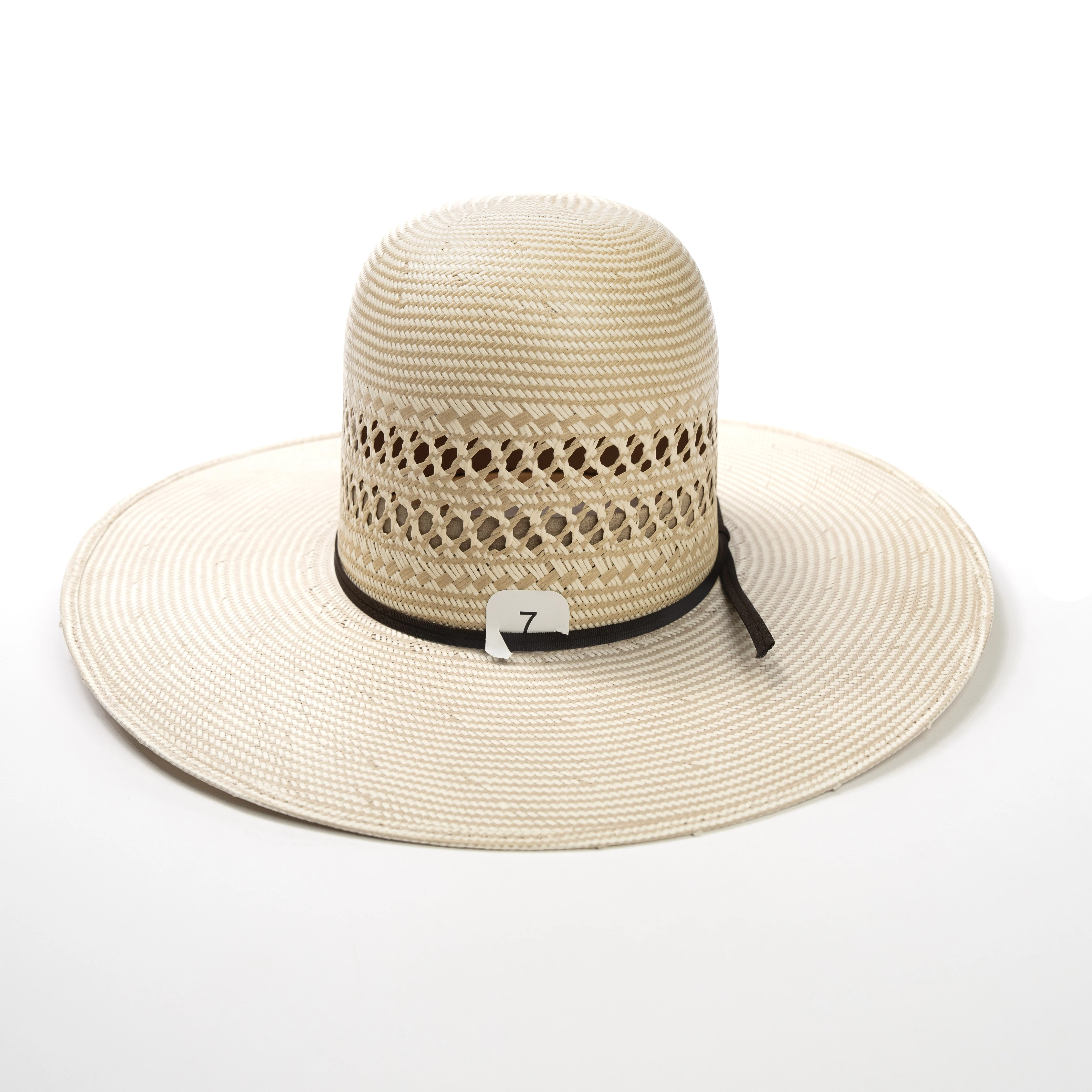 Rodeo King Open Range 4.5" Straw Hat - Long Oval - Image 3