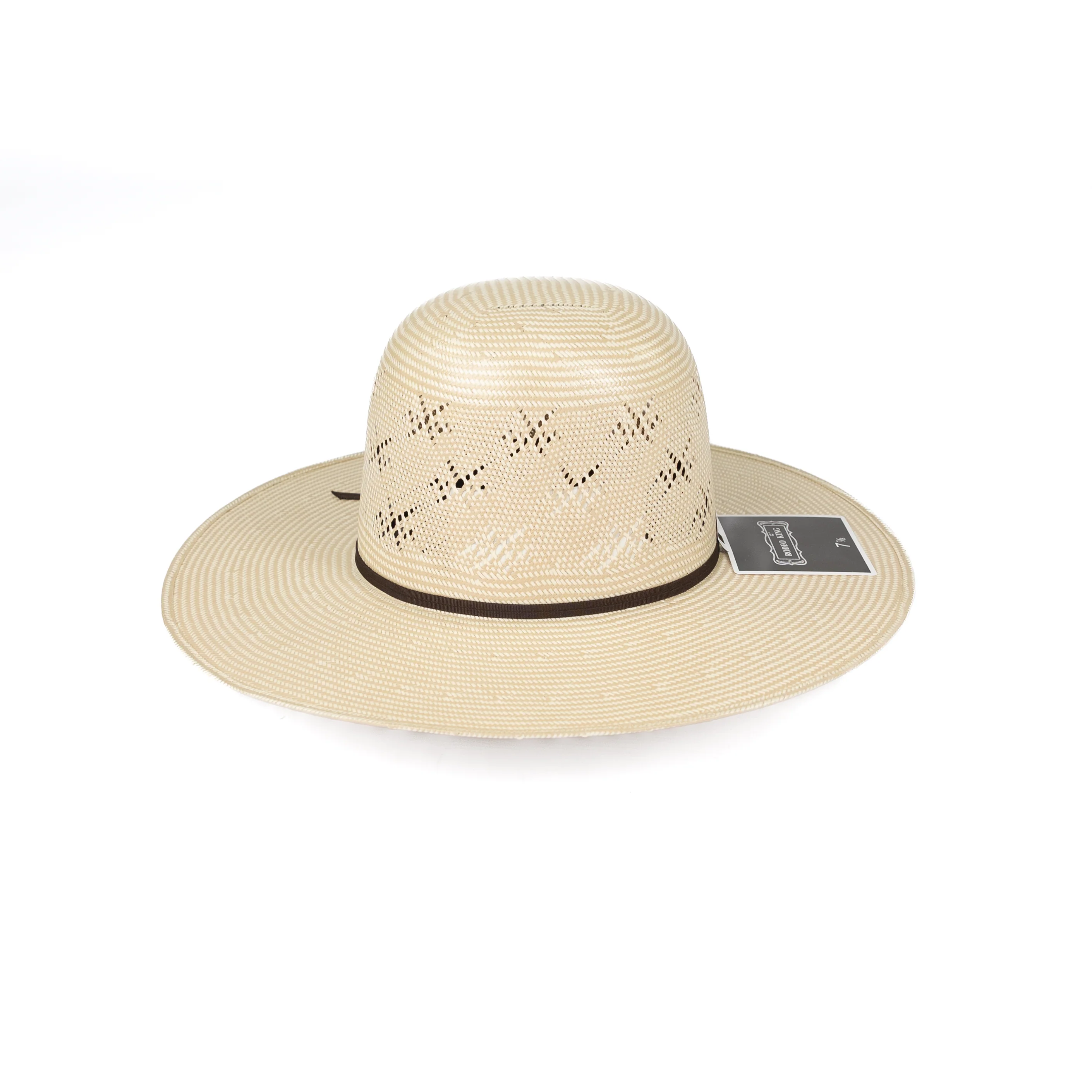 Rodeo King Starburst 4.25" Straw Hat - Long Oval - Image 5