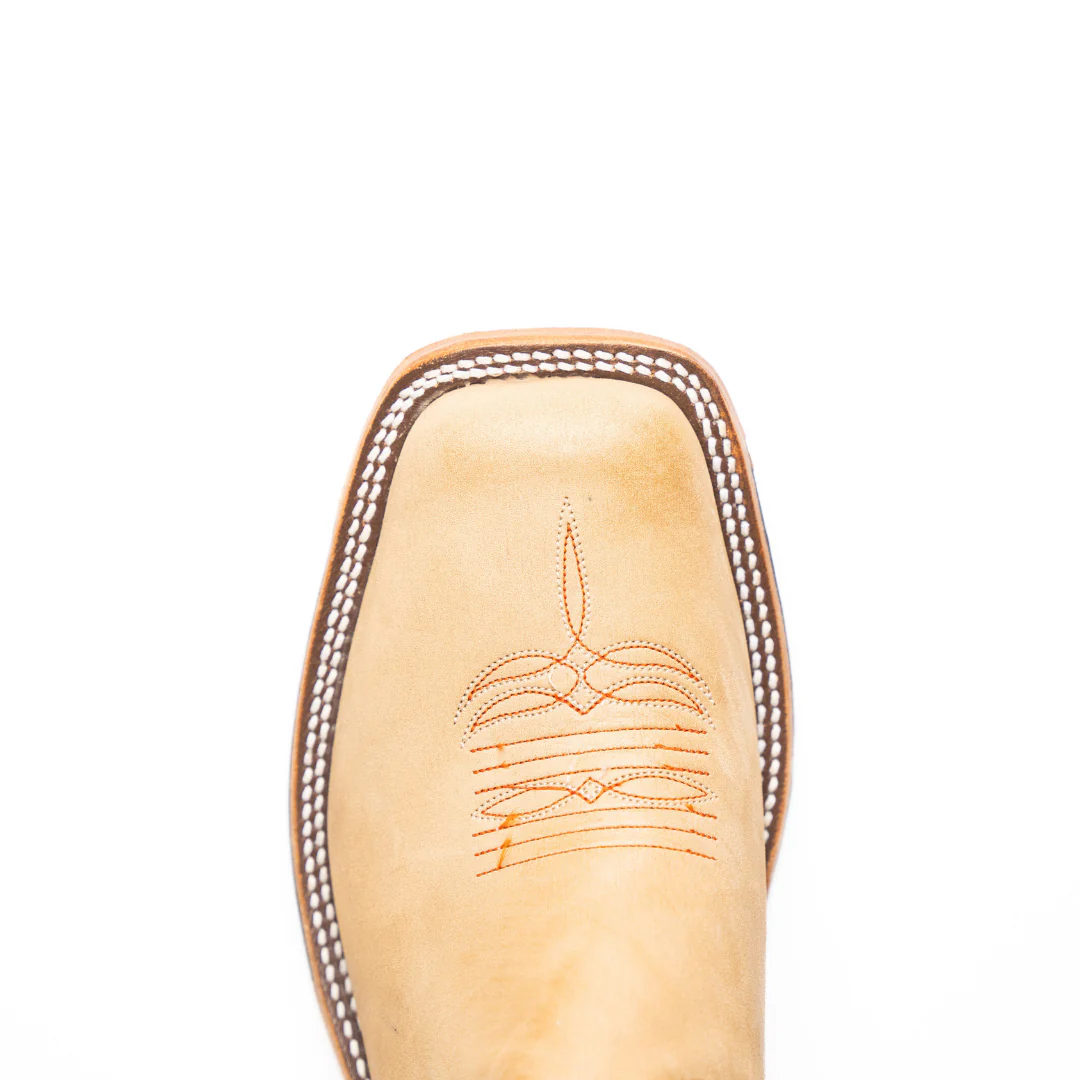 Anderson Bean Tan Crazy Horse Burnished Square Toe Boots - Image 5